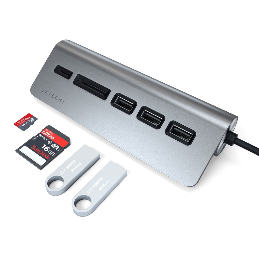 Satechi USB-C Combo Hub for Desktop (Space Grey)