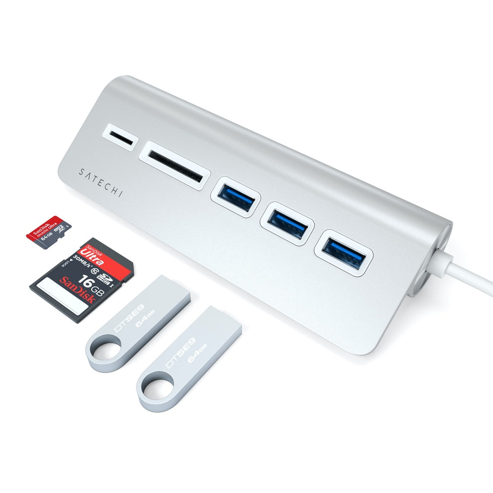 Satechi USB-C Combo Hub for Desktop (Silver)