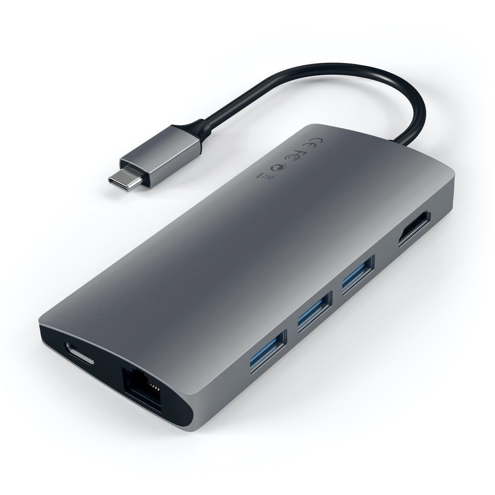 Satechi USB-C Multi-Port Adapter 4K HDMI w/ Ethernet V2 (Space Grey)