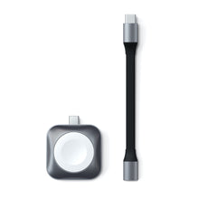 Load image into Gallery viewer, Satechi USB-C Magnetic Charging Dock for Apple Watch - Space Grey