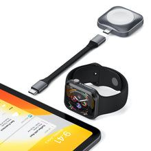 Load image into Gallery viewer, Satechi USB-C Magnetic Charging Dock for Apple Watch - Space Grey