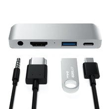 Load image into Gallery viewer, Satechi USB-C Mobile Pro Hub (Silver)