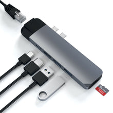 Load image into Gallery viewer, Satechi USB-C Pro Hub with Ethernet &amp; 4K HDMI - Space Grey