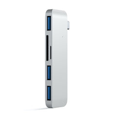 Satechi USB-C/USB 3.0 3-in-1 Combo Hub - Silver