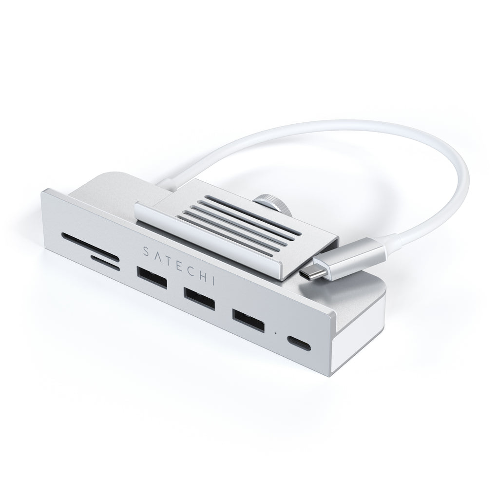 Satechi USB-C Clamp Hub for 24 inch iMac (Silver)