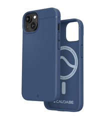 Caudabe Sheath Slim Protective Case with MagSafe iPhone 14 Plus / 15 Plus 6.7 - Steel Blue