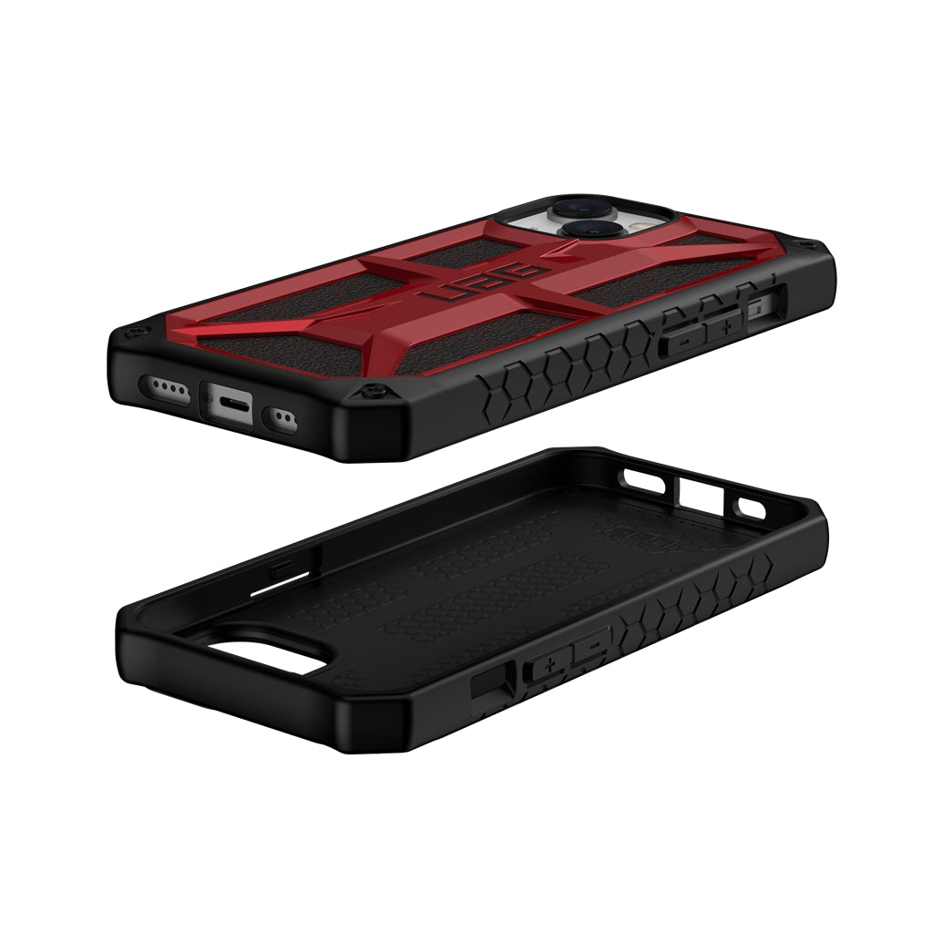 UAG Monarch Rugged Tough Case iPhone 14 / 13 Standard 6.1 Crimson Red