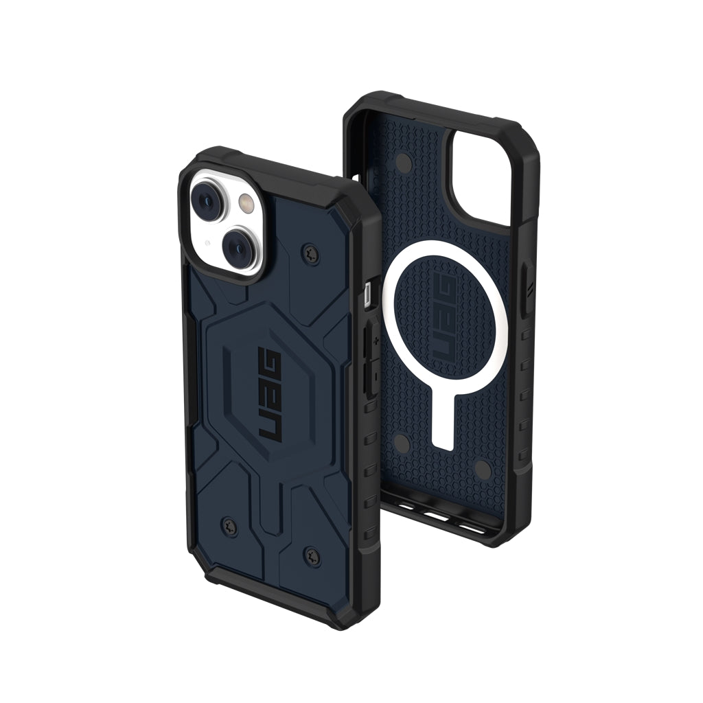 UAG Pathfinder MagSafe Case iPhone 14 / 13 Standard 6.1 Mallard Blue