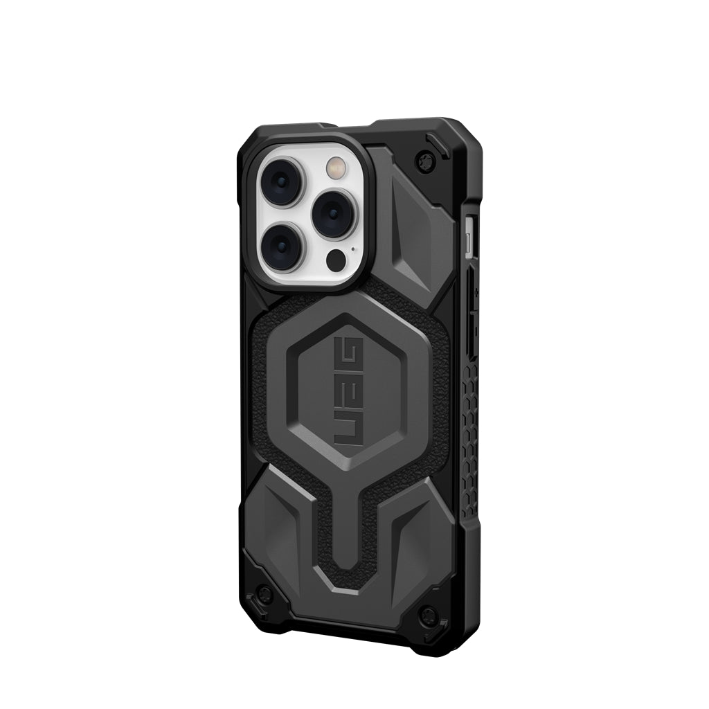 UAG Monarch Pro Rugged MagSafe Case iPhone 14 Pro 6.1 Silver
