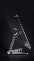 Aluminium Foldable Mobile & Tablet Stand Strong & Light weight - (Medium size) Grey