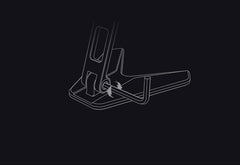 Aluminium Foldable Mobile & Tablet Stand Strong & Light weight - (Medium size) Silver 3