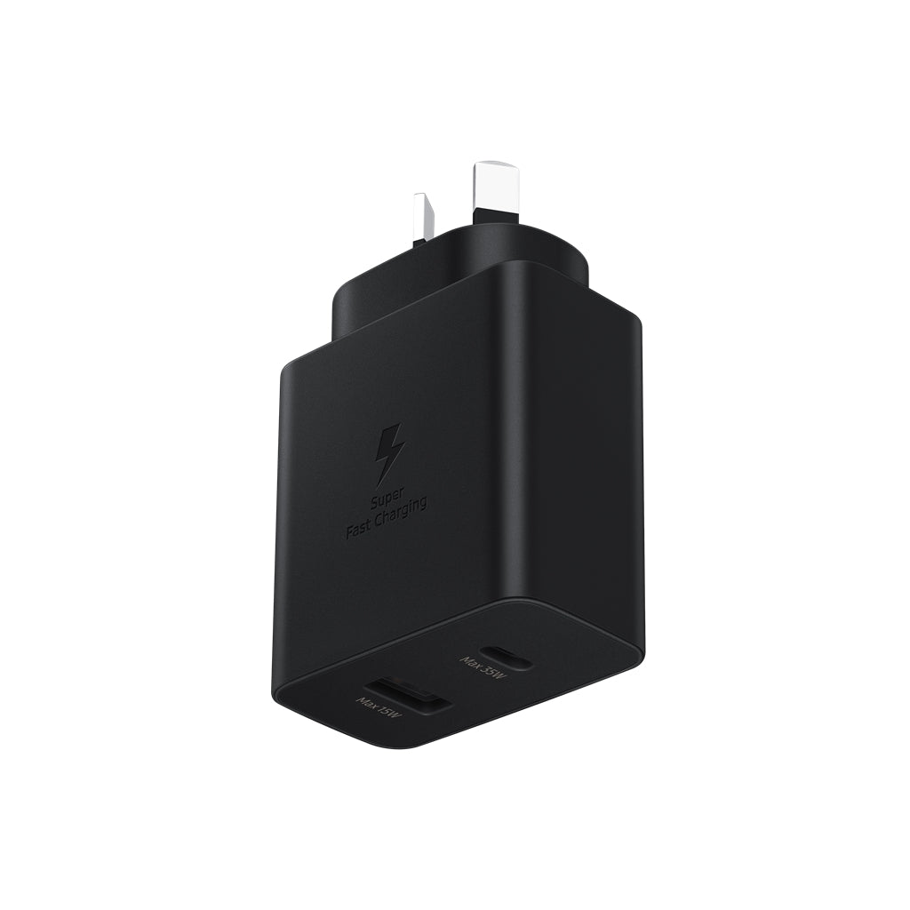 Samsung Wall Charger (AU) Fast Charger 35W Adapter Duo_TA220 USB-C & USB-A