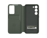 Samsung Official Smart View Wallet Case S23 Standard 6.1 inch - Khaki Green