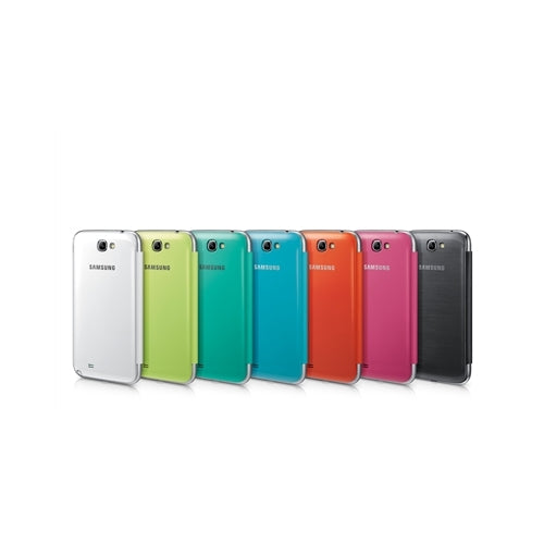 GENUINE Samsung Flip Cover Case for Samsung Galaxy Note 2 II N7100 Silver Grey 3