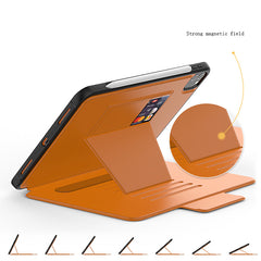 Folio Synthetic Leather Folio Case iPad Pro 11 & Air 5 & 4 with Kickstand - Brown