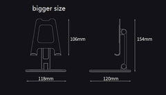 Aluminium Foldable Mobile & Tablet Stand Strong & Light weight - (Medium size) Silver 4