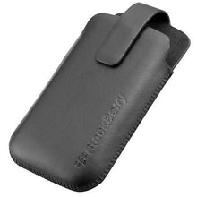 Load image into Gallery viewer, Blackberry Leather Swivel Holster Pouch for Curve 9350 / 9370 / 9360 - Black 2