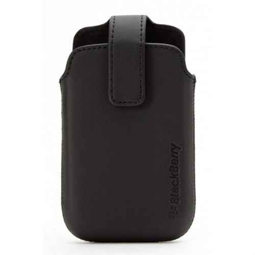 Blackberry Leather Swivel Holster Pouch for Curve 9350 / 9370 / 9360 - Black 1