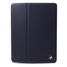 Load image into Gallery viewer, BMW Official Merchandise Leather Folio iPad 2 3 4 Case - Navy Blue 2