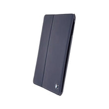 Load image into Gallery viewer, BMW Official Merchandise Leather Folio iPad 2 3 4 Case - Navy Blue 3
