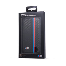 Load image into Gallery viewer, BMW M Collection Carbon Effect Flip Case Samsung Galaxy S4 - Black 3