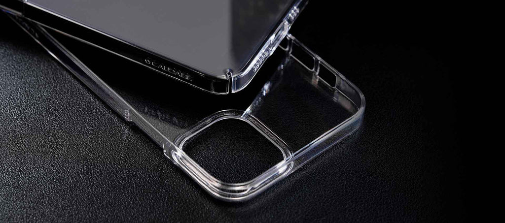 Caudabe Lucid Clear Minimalist Case For iPhone 12 Pro Max - GRAPHITE - Mac Addict