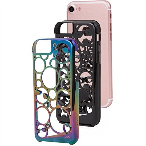 Case-Mate Tough Layers Emoji Case iPhone 7/6s/6 - Iridescent / Black 2