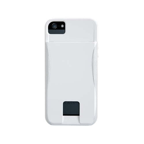 Case-Mate POP ID Case Cover for iPhone 5 with Card Slot CM022422 - White