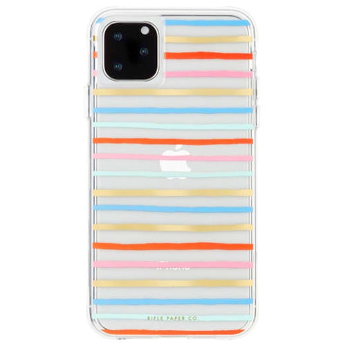 Case-Mate Rifle Paper Co Case iPhone 11 Pro / X / XS 5.8 inch - Happy Stripe 1