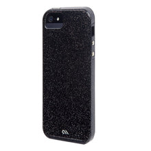 Load image into Gallery viewer, Case-Mate Sheer Glam Case suits iPhone SE - Noir / Clear Bumper 3