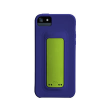 Load image into Gallery viewer, Case-Mate Snap iPhone 5 Case with Kickstand Violet Purple / Chartreuse Green 2
