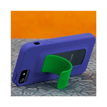 Load image into Gallery viewer, Case-Mate Snap iPhone 5 Case with Kickstand Violet Purple / Chartreuse Green 5