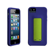 Load image into Gallery viewer, Case-Mate Snap iPhone 5 Case with Kickstand Violet Purple / Chartreuse Green 1