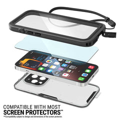 Catalyst Total Protection Waterproof Case iPhone 13 Pro Max 6.7 inch - Clear Black