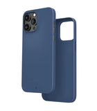 Caudabe The Veil Ultra Thin Case For iPhone 14 Pro 6.1 - STEEL BLUE