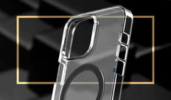 Caudabe Lucid Ultra Slim & MagSafe Case iPhone 14 Pro Max 6.7 Crystal / Charcoal