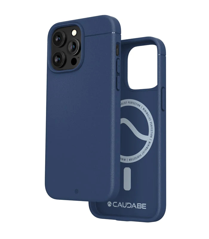 Caudabe Sheath Slim Protective Case with MagSafe iPhone 14 Pro 6.1 - Steel Blue