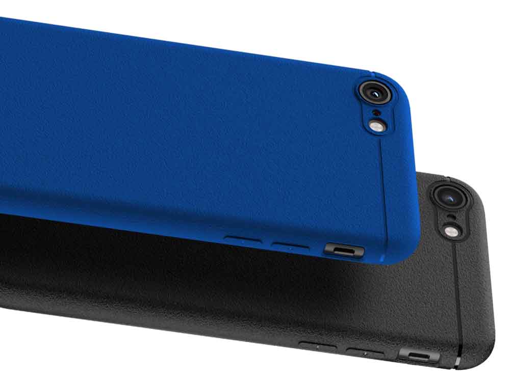 Caudabe Sheath Minimalist Case For iPhone SE 2020 2nd & 3rd Gen - Blue - Mac Addict