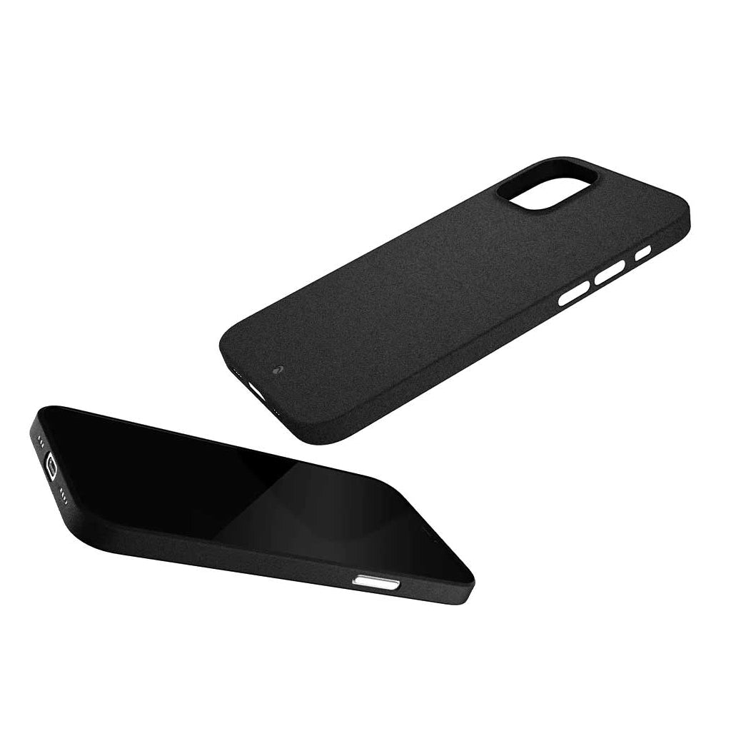 Caudabe The Veil Ultra Thin Case For iPhone 13 Standard 6.1 - STEALTH BLACK