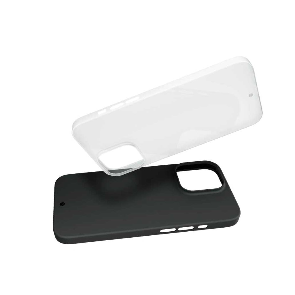 Caudabe The Veil Ultra Thin Case For iPhone 13 Pro 6.1 - STEALTH BLACK - Mac Addict