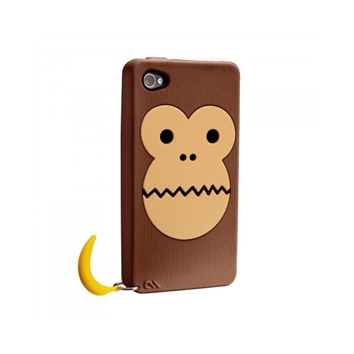 Case-Mate Bubbles Monkey Case Apple iPhone 4 / 4S Brown 1