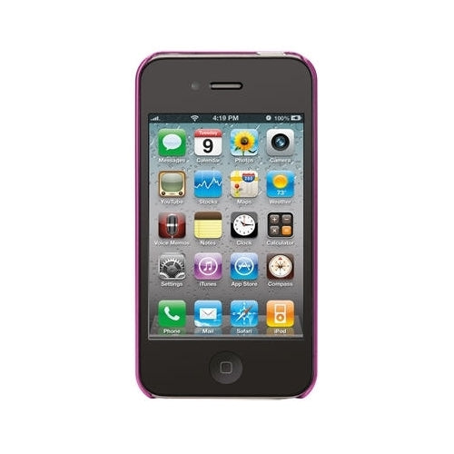 Case-Mate Barely There Brushed Aluminium iPhone 4 / 4S Hot Pink 4