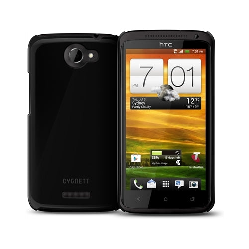GENUINE Cygnett Form Gloss HTC One X and XL Case - Black 1