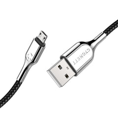 Cygnett Armoured Micro USB to USB-A Cable - Black 1m 1