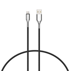 Cygnett Armoured Micro USB to USB-A Cable - Black 1m 2