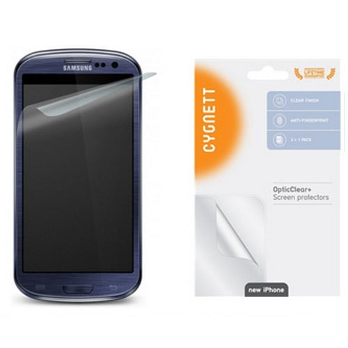 Cygnett Optic Clear Samsung Galaxy S3 III GT-i9300 Screen Guard - 3 in Pack1