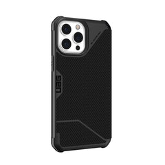 UAG Metropolis Folio Rugged Case iPhone 13 Pro Kevlar Black with FREE SCREEN GUARD