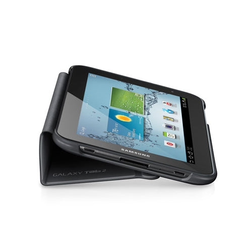 Original Samsung Galaxy Tab 2 7.0 Magnetic Book Cover Case Grey EFC-1G5SGEGSTD 3