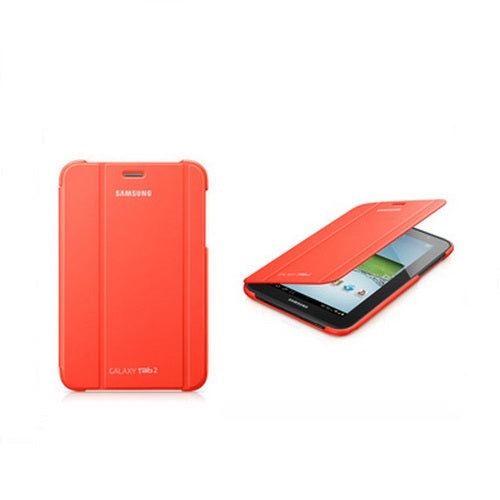 Original Samsung Galaxy Tab 2 7.0 Magnetic Book Cover Case Orange EFC-1G5SOEGSTD 1