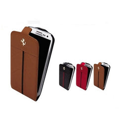 Official Ferrari California Samsung Galaxy S3 III Leather Flip Case Brown 1